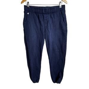 Figs Off Shift Jogger Scrub Sweatpants in Navy Blue